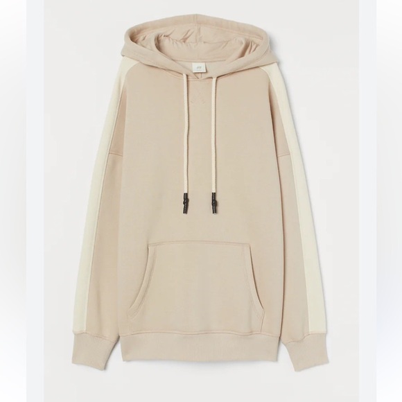 Women’s oversized Beige Hoodie. Large - Picture 1 of 5